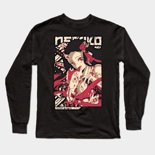 Nezuko Kamado - Demon Slayer Design Long Sleeve T-Shirt